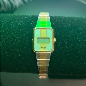 Avon Quartz Two Tone Gold Silver Tone Stainless Steel You're Beautiful Watch